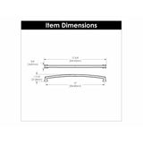 Hickory Hardware Bridges Pull 12 Inch Center to Center Hickory Hardware