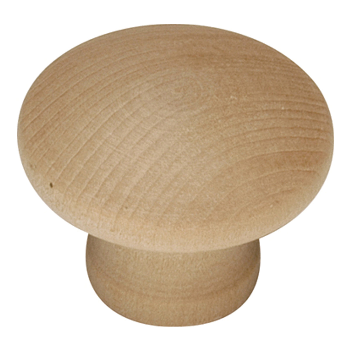 Hickory Hardware Natural Woodcraft Knob 1-1/4 Inch Diameter (2 Pack) Hickory Hardware