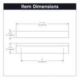 Hickory Hardware Streamline Pull 3 Inch Center to Center Hickory Hardware