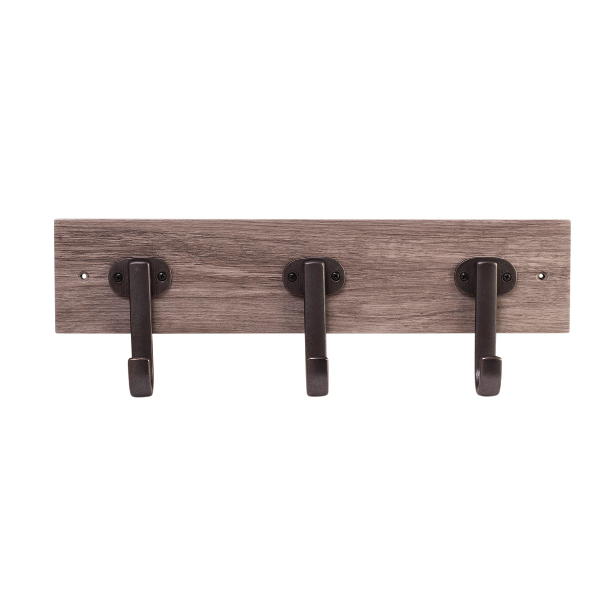 Hickory Hardware Euro-Contemporary 3 Single Prong Hook Rail 18 Inch Long Hickory Hardware