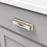 Hickory Hardware Studio Cup Pull 3 Inch & 3-3/4 Inch (96mm) Center to Center Hickory Hardware
