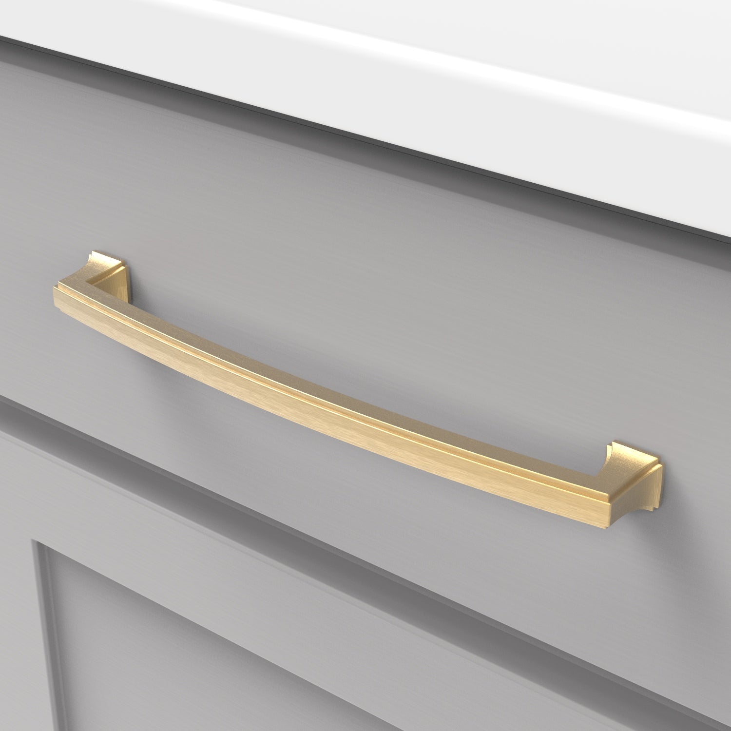 Hickory Hardware Bridges Pull 8-13/16 Inch (224mm) Center to Center Hickory Hardware
