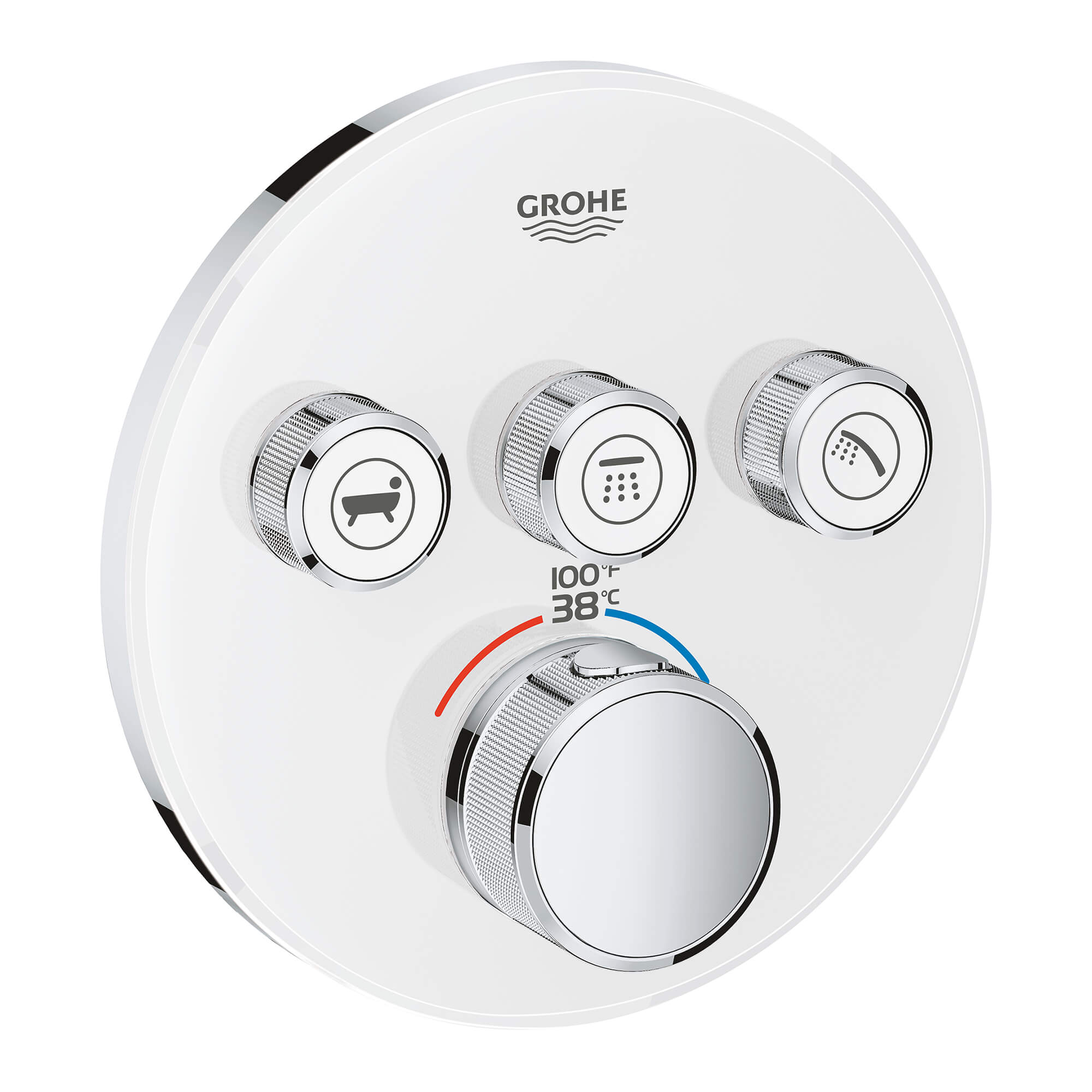 Grohe Triple Function Thermostatic Valve Trim Grohe