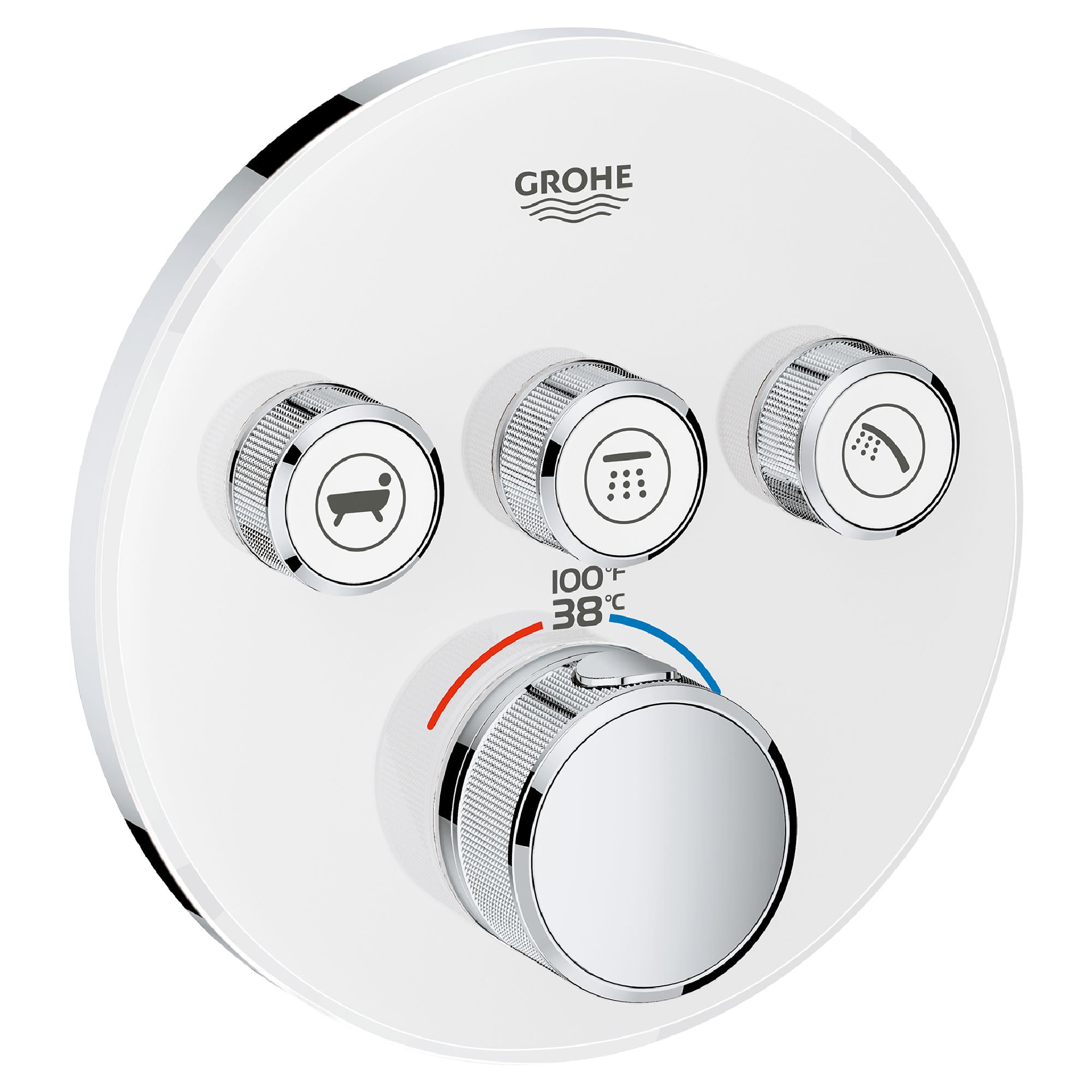 Grohe Triple Function Thermostatic Valve Trim Grohe