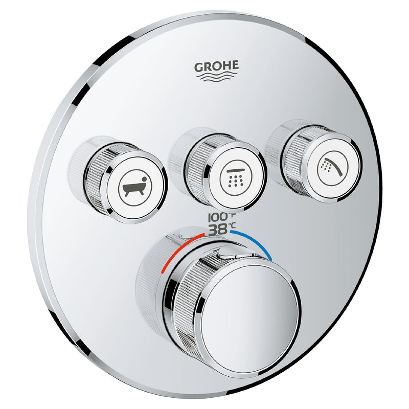 Grohe Triple Function Thermostatic Valve Trim Grohe