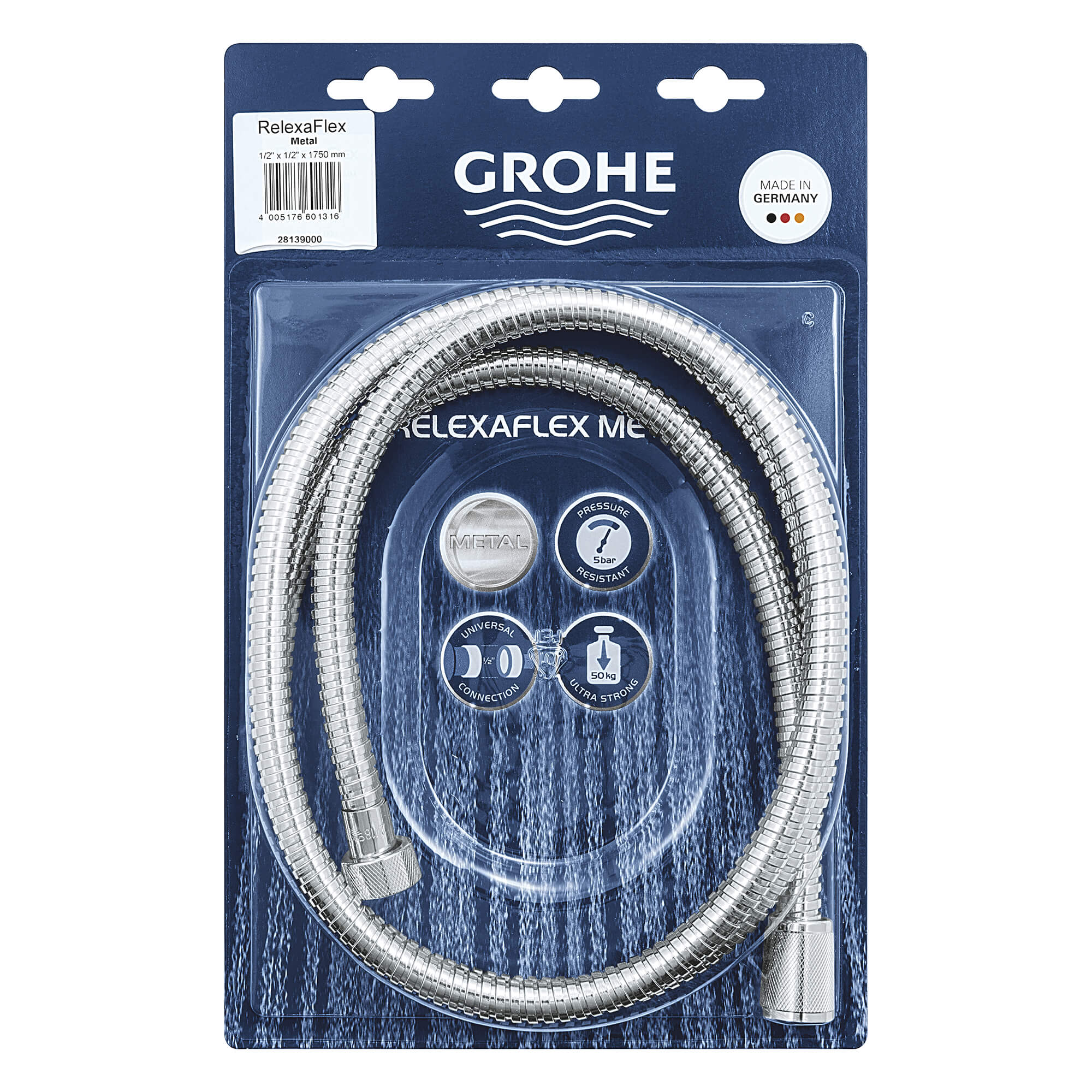 Grohe 69" Metal Shower Hose Grohe