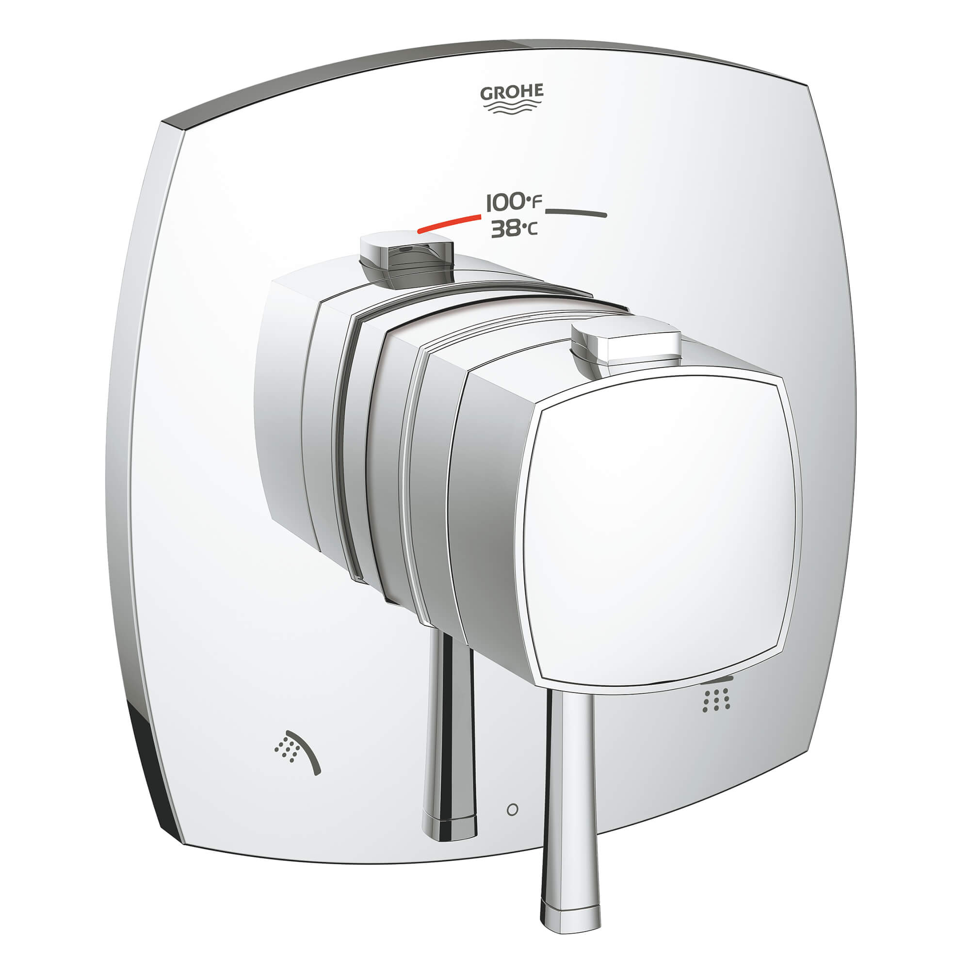 Grohe Dual Function Thermostatic Valve Trim Grohe