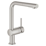Grohe Single Handle Pull-Out Kitchen Faucet Dual Spray 1.75 GPM Grohe
