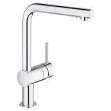 Grohe Single Handle Pull-Out Kitchen Faucet Dual Spray 1.75 GPM Grohe