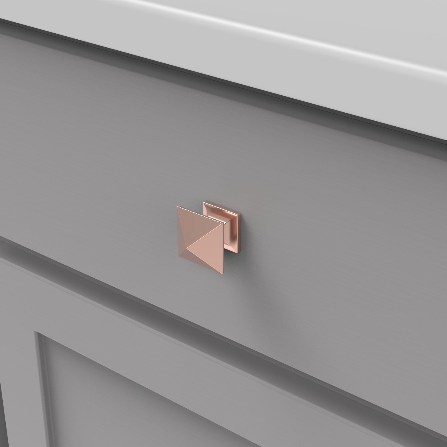 Hickory Hardware Studio Knob 1-1/4 Inch Square Hickory Hardware