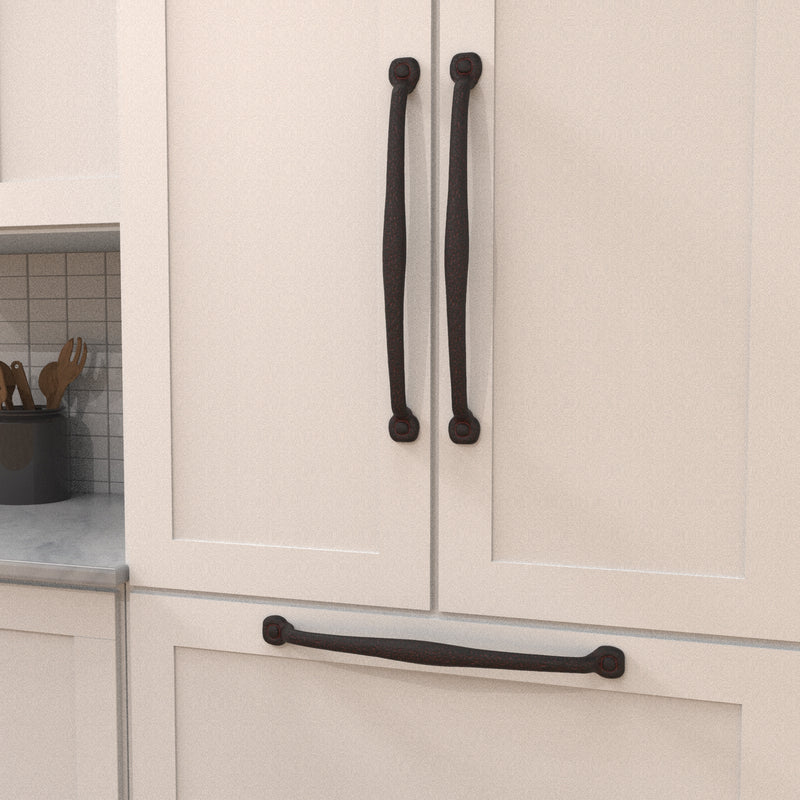 Hickory Hardware Refined Rustic Appliance Pull 18 Inch Center to Center Hickory Hardware