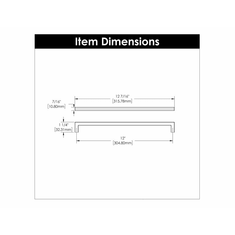 Hickory Hardware Skylight Pull 12 Inch Center to Center Hickory Hardware