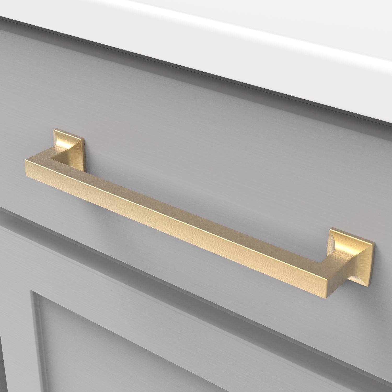 Hickory Hardware Studio Pull 8-13/16 Inch (224mm) Center to Center Hickory Hardware