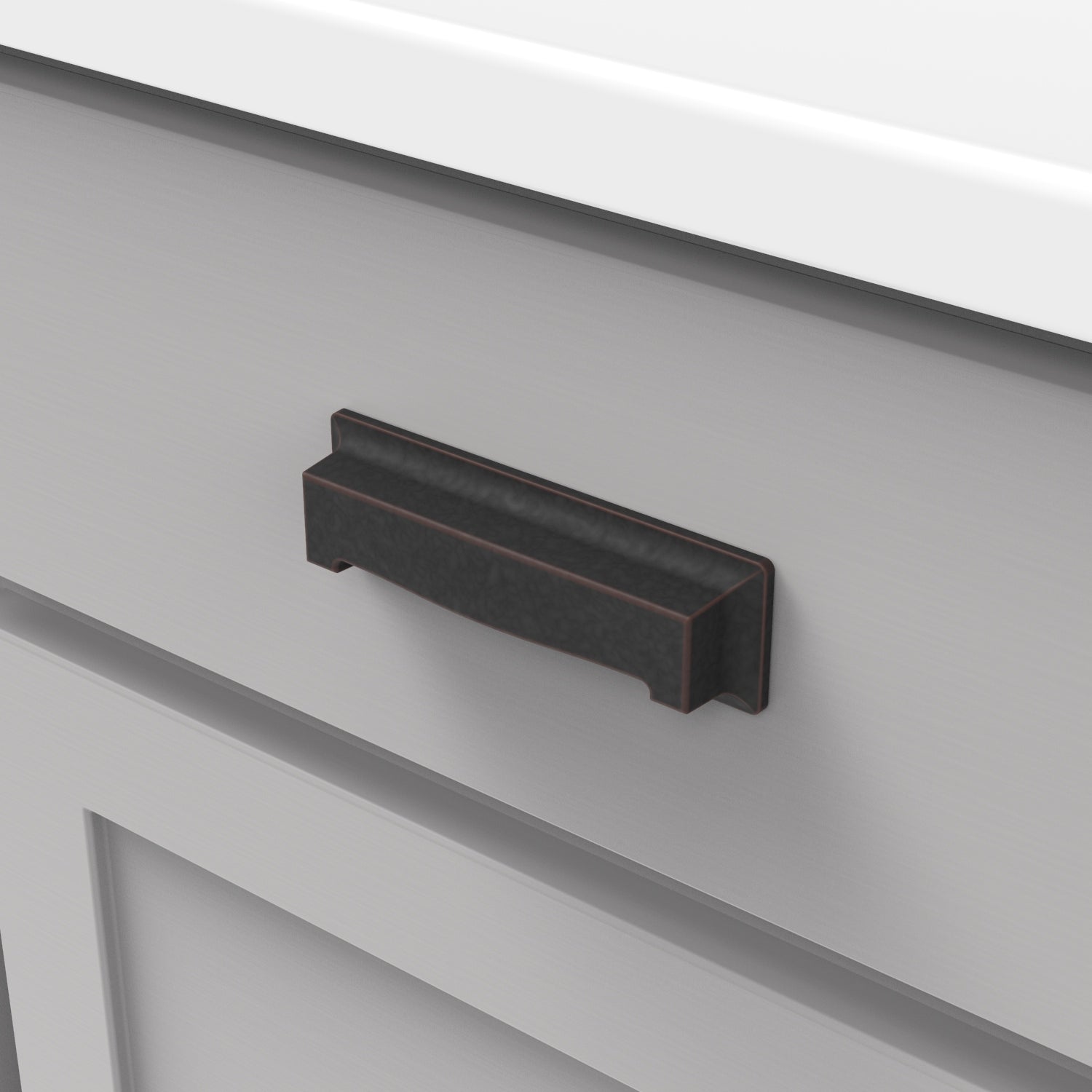 Hickory Hardware Studio Cup Pull 3 Inch & 3-3/4 Inch (96mm) Center to Center Hickory Hardware