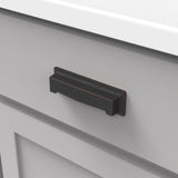 Hickory Hardware Studio Cup Pull 3 Inch & 3-3/4 Inch (96mm) Center to Center Hickory Hardware