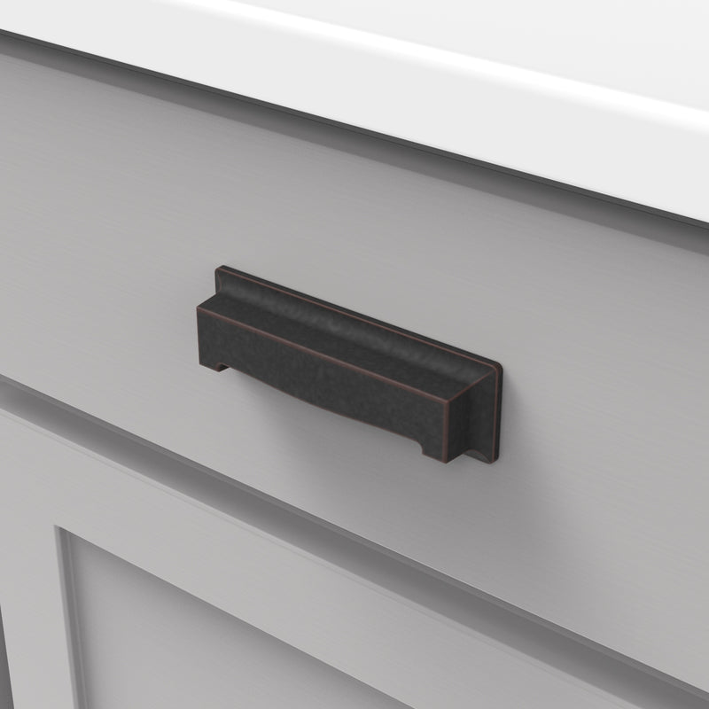 Hickory Hardware Studio Cup Pull 3 Inch & 3-3/4 Inch (96mm) Center to Center Hickory Hardware