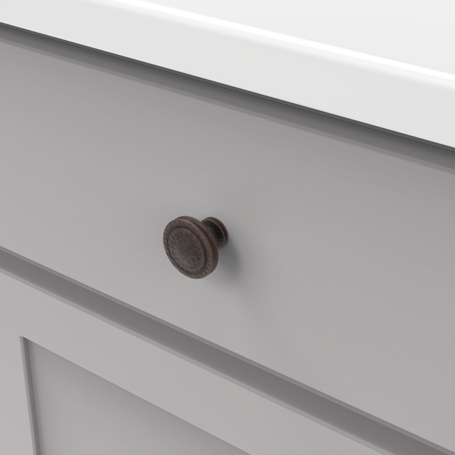 Hickory Hardware Mountain Lodge Knob 1-3/8 Inch Diameter Hickory Hardware