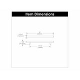 Hickory Hardware Bar Pulls Pull 7-9/16 Inch (192mm) Center to Center Hickory Hardware