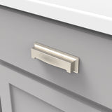 Hickory Hardware Studio Cup Pull 3 Inch & 3-3/4 Inch (96mm) Center to Center Hickory Hardware