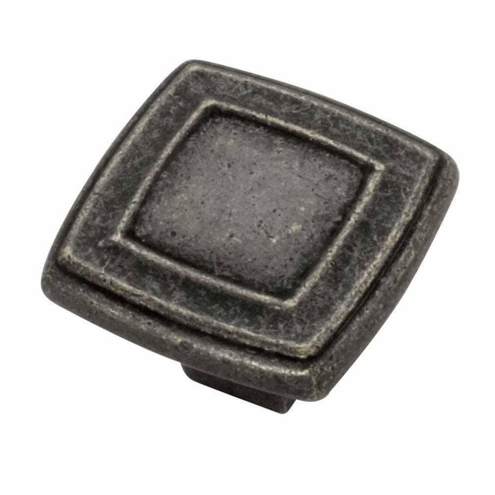 Hickory Hardware Modus Knob 1-7/16 Inch Square Hickory Hardware