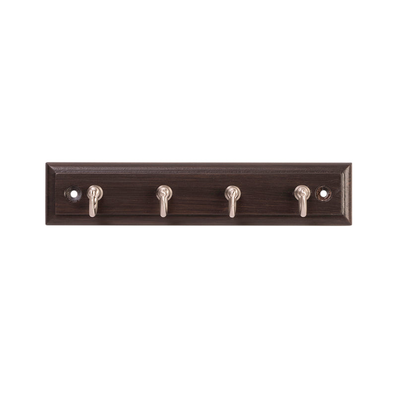 Hickory Hardware Key Hook Rails 4 Key Hook Rail 8 Inch Long Hickory Hardware