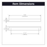 Hickory Hardware Streamline Pull 5-1/16 Inch (128mm) Center to Center Hickory Hardware